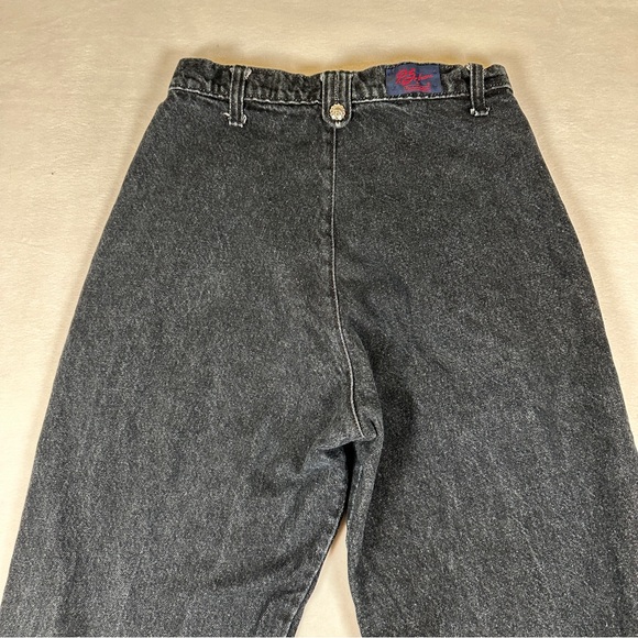 Panhandle Slim Black High‎ Rise Jean Embroidery 90s western cowgirl punchy mom - Picture 13 of 15